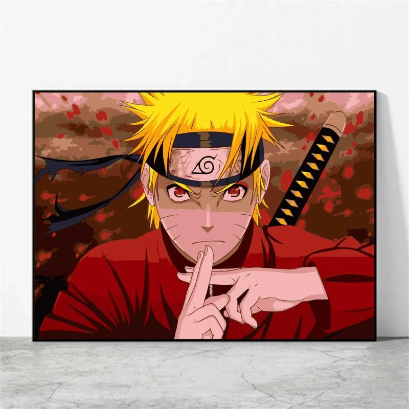 Print On Canvas One Piece Luffy Prints and Prints Wall Art Home Modern Living Room Poster Toys Hanging Children's Bedroom Decor