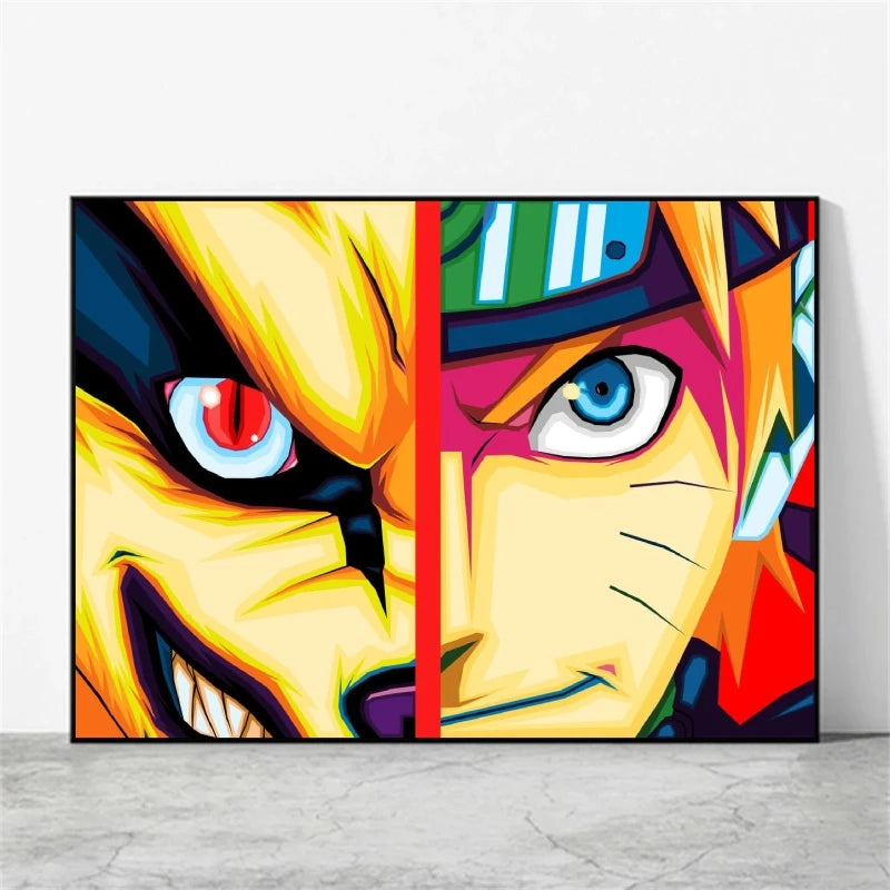 Print On Canvas One Piece Luffy Prints and Prints Wall Art Home Modern Living Room Poster Toys Hanging Children's Bedroom Decor