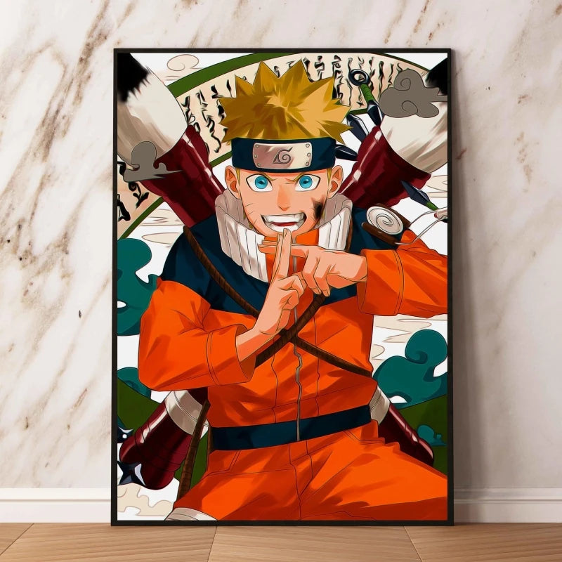 Print On Canvas One Piece Luffy Prints and Prints Wall Art Home Modern Living Room Poster Toys Hanging Children's Bedroom Decor