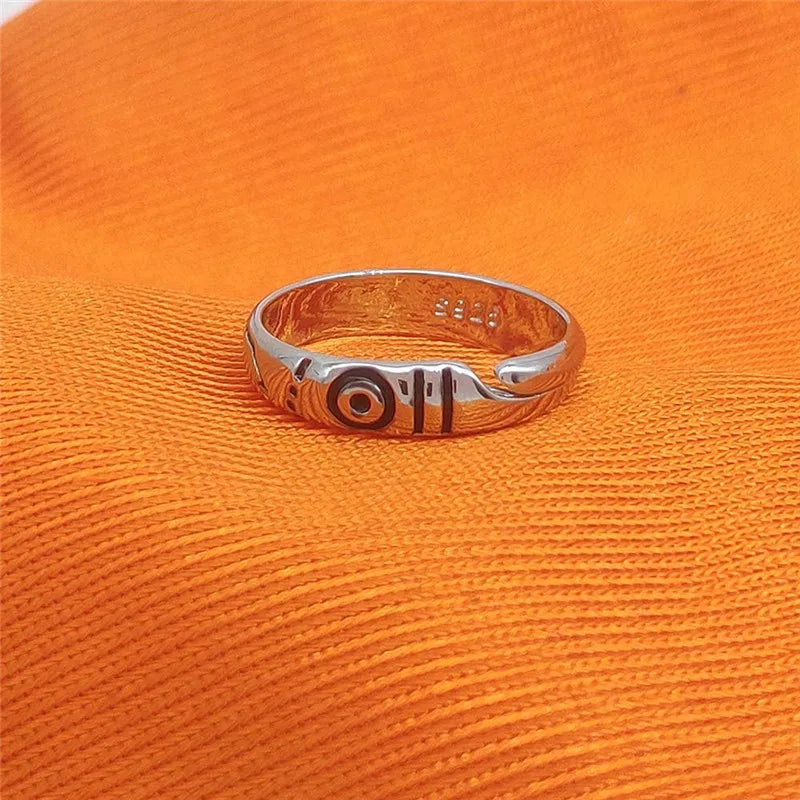 Anime Jujutsu Kaisen Ring Sukuna Itadori Yuji Cosplay Accessories Metal Adjustable Ring Unisex Jewelry Anime Party Xmas Gift